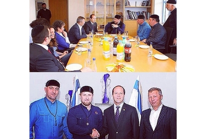Р. Кадыров встретился с мэром Иерусалима Ниром Баркатом