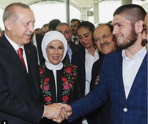 Нурмагомедов встретился с Эрдоганом  